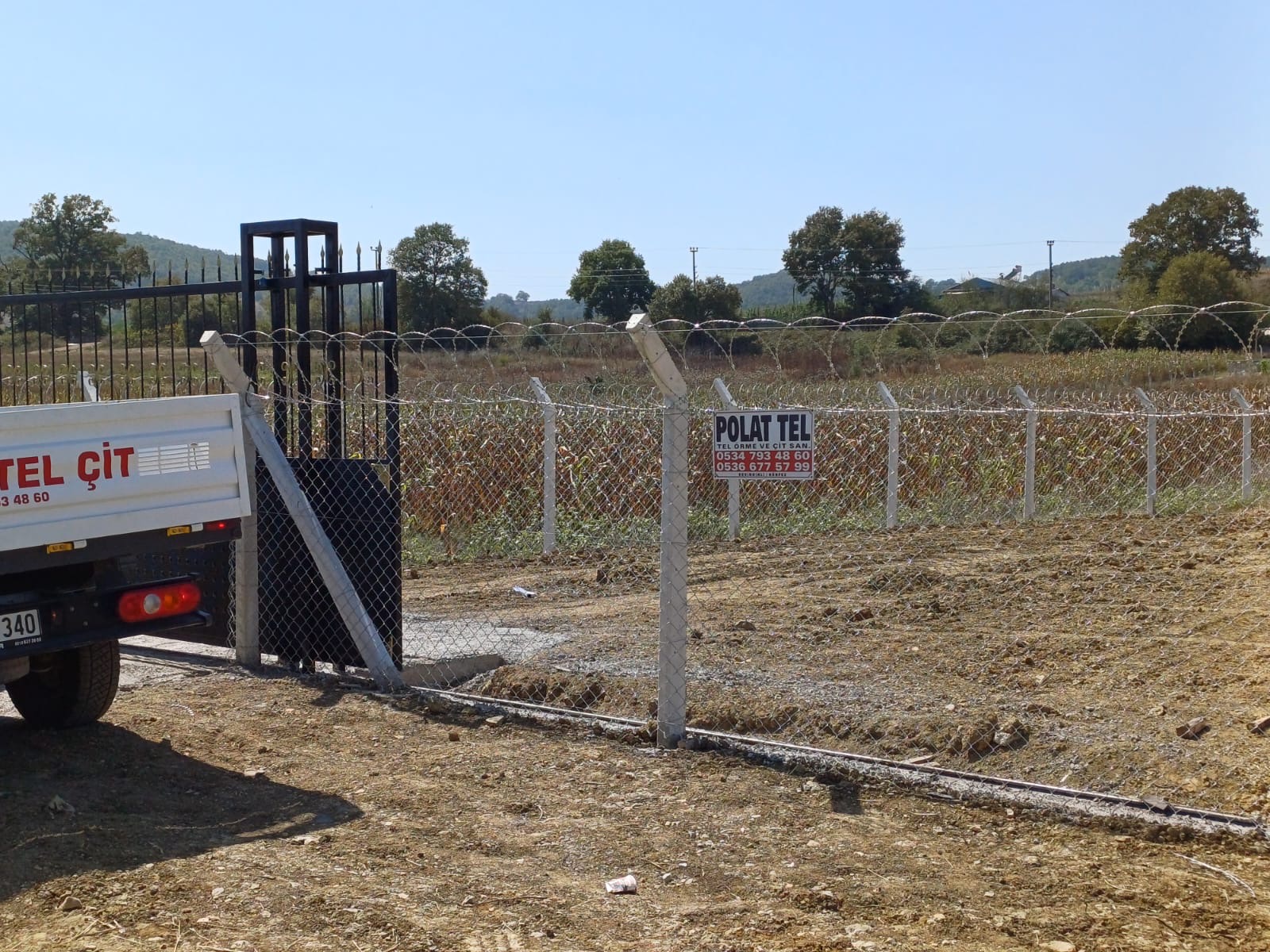 BETON DİREKLİ TEL ÇİT